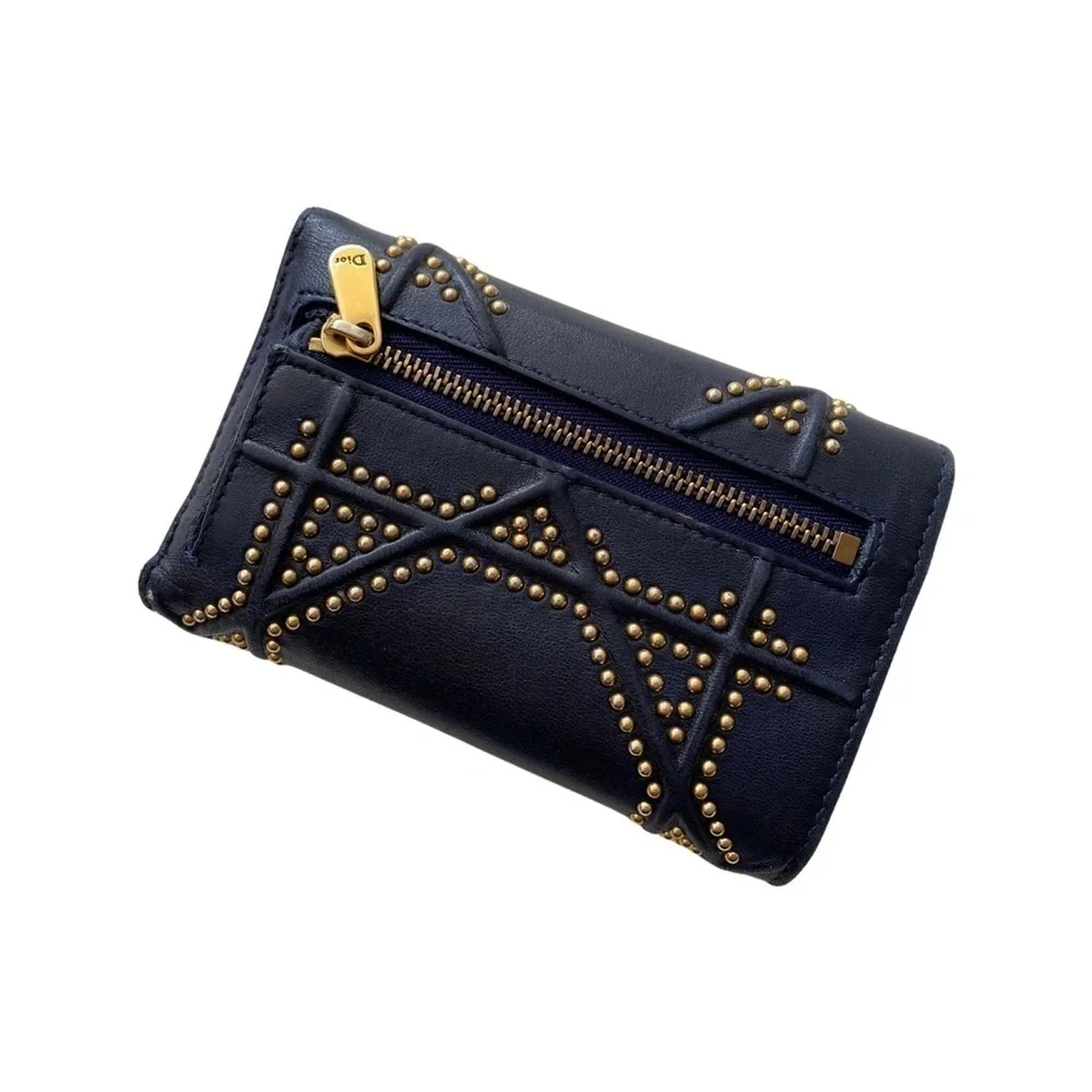 Dior Diorama élancée blue wallet lambskin wallet
